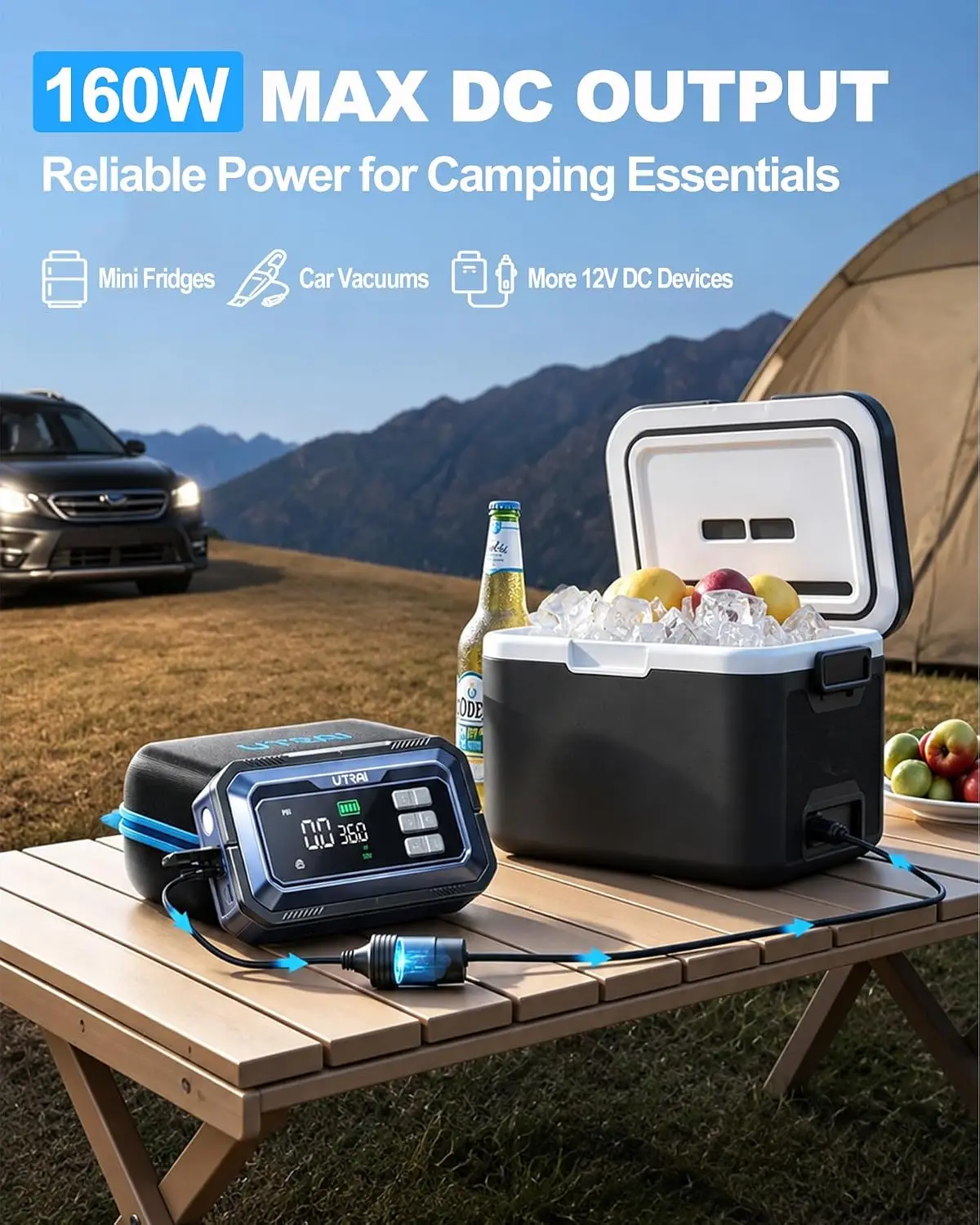 Jump Starter with Air Compress - огляд і ціна Car Portable Tire Inflator