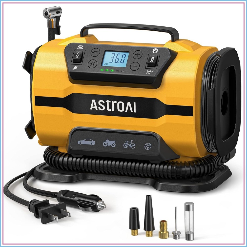 Portable Tire Inflator 150PSI  - огляд і ціна Car Portable Tire Inflator
