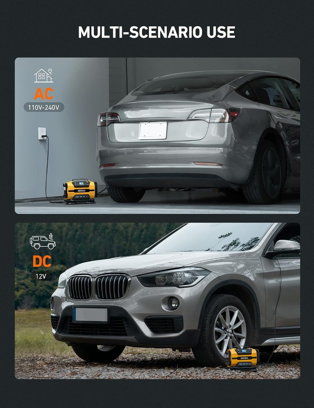 Portable Tire Inflator 150PSI  - огляд і ціна Car Portable Tire Inflator