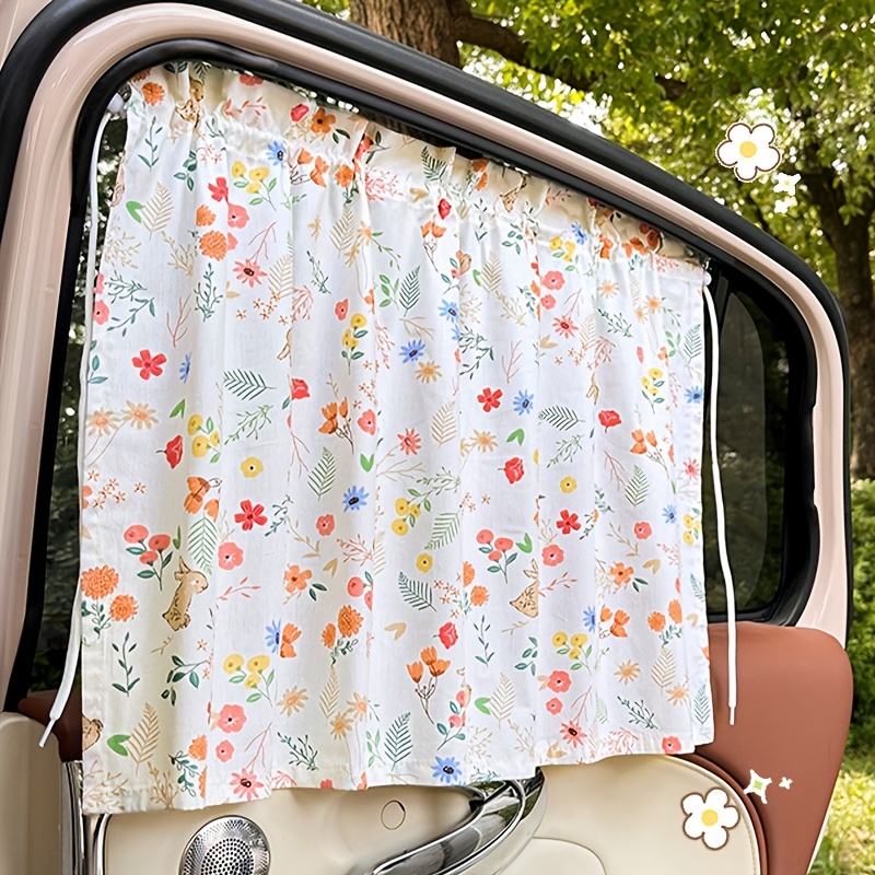 Cartoon Pattern Car Window Cur - огляд і ціна Car Accessories Must Have