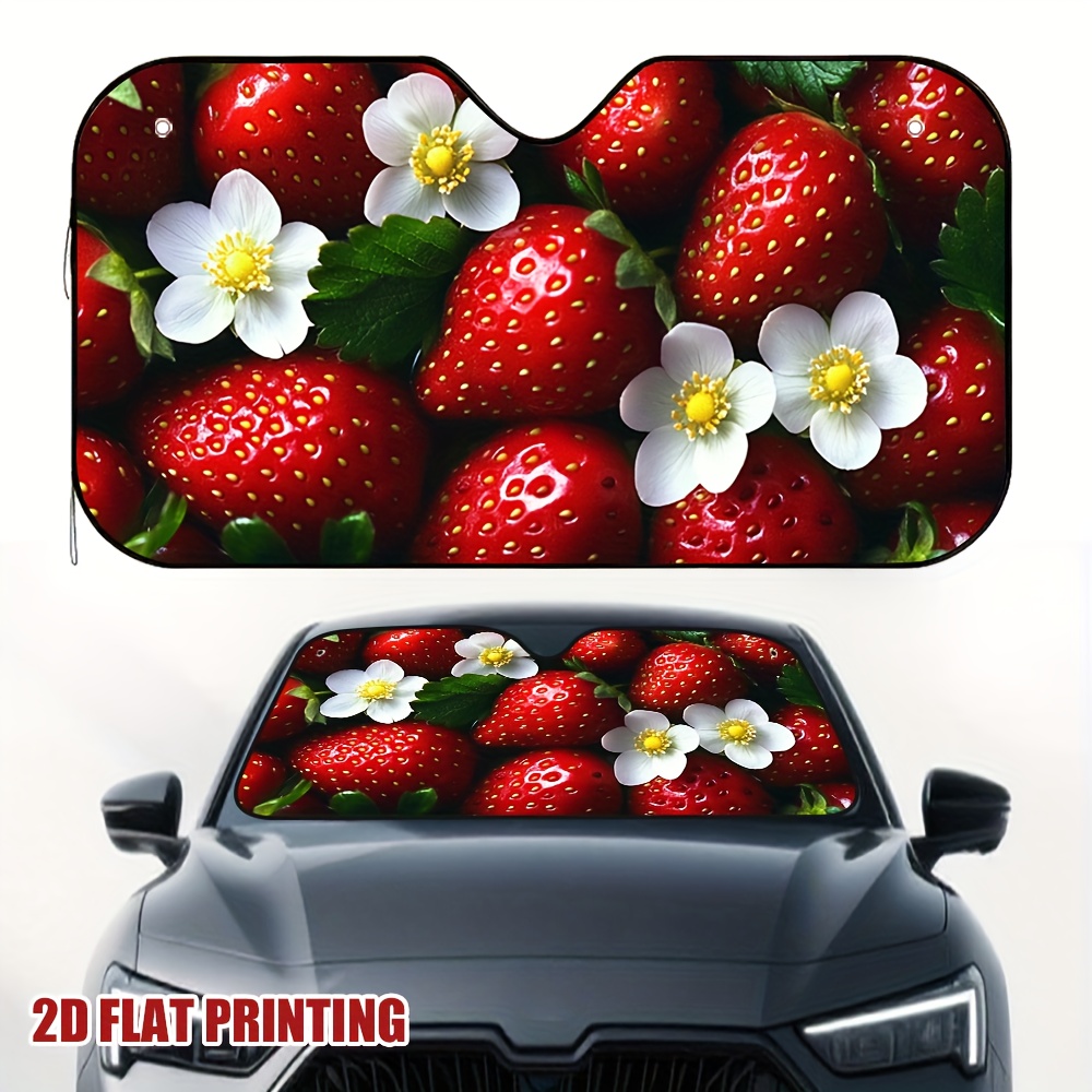 1pc Strawberries and Blossoms  - огляд і ціна Car Accessories Must Have