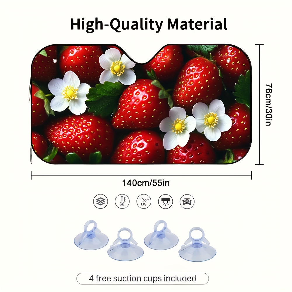 1pc Strawberries and Blossoms  - огляд і ціна Car Accessories Must Have