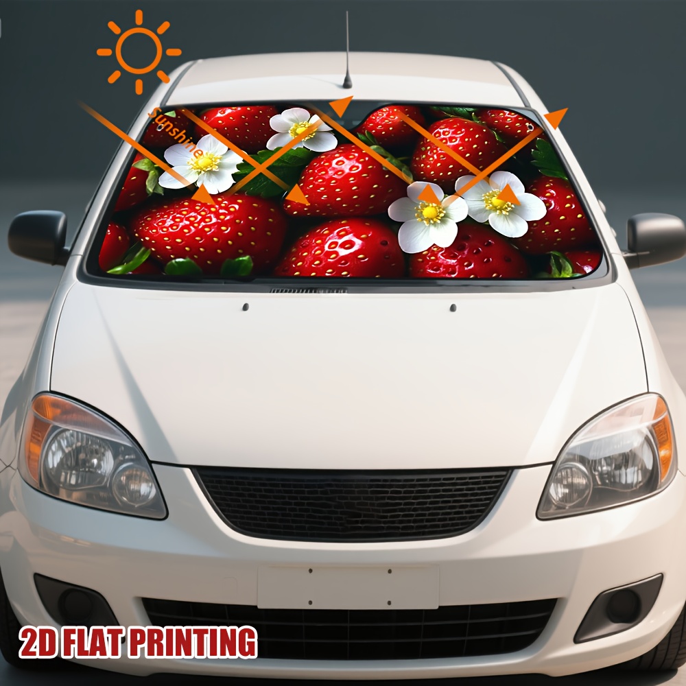 1pc Strawberries and Blossoms  - огляд і ціна Car Accessories Must Have