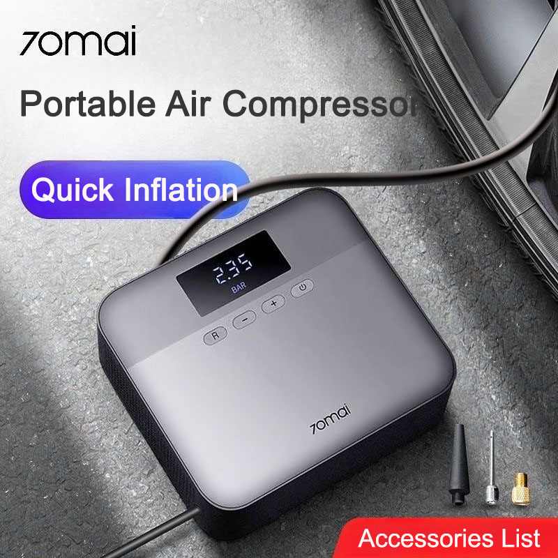 70mai Portable Air Compressor  - огляд і ціна Car Portable Tire Inflator