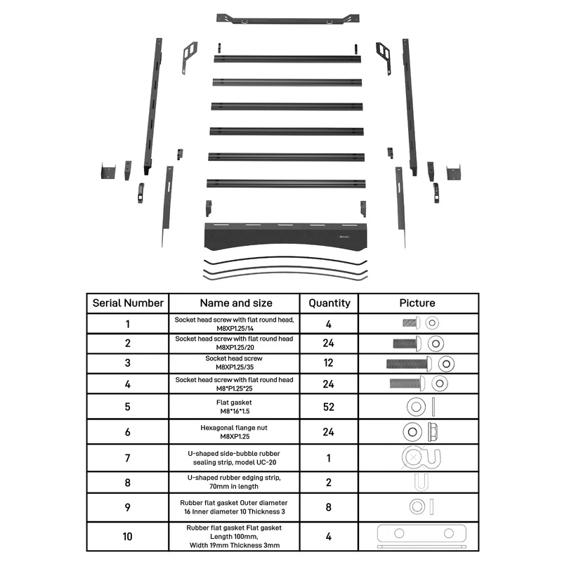 Hot Selling BEVINSEE Full Size - огляд і ціна Car Roof Rack Cross Bar