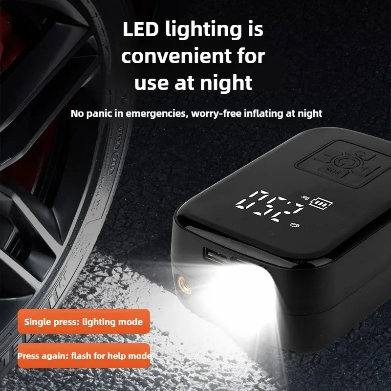 Portable Electric Tire Inflato - огляд і ціна Car Portable Tire Inflator