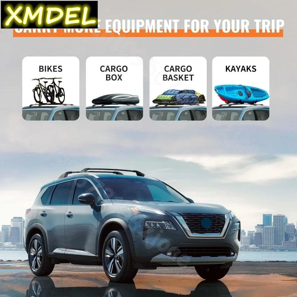 For Nissan Rogue SV SL Platinu - огляд і ціна Car Roof Rack Cross Bar
