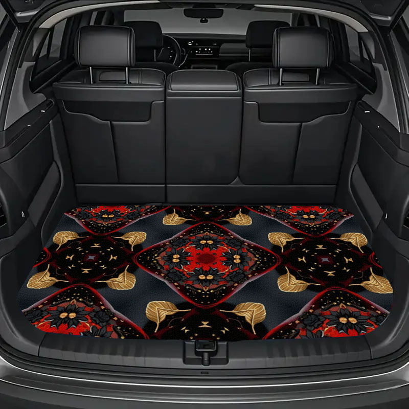 1pc Car Trunk Mat With Printed - огляд і ціна Car Accessories Must Have