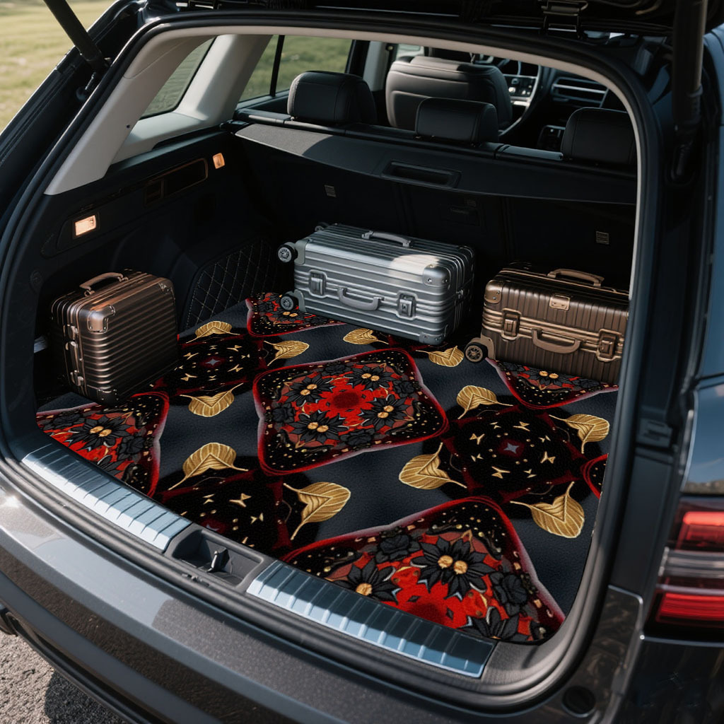 1pc Car Trunk Mat With Printed - огляд і ціна Car Accessories Must Have